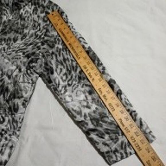 Animal Print 16W Packable Puffer Jacket Alfred Dunner Plus Size Friendly - Picture 7 of 9